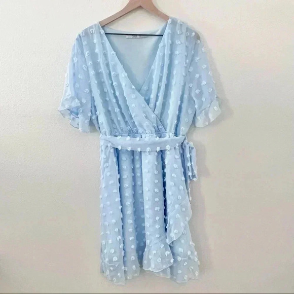 Plushe Baby Blue Dress - Picture 2 of 7